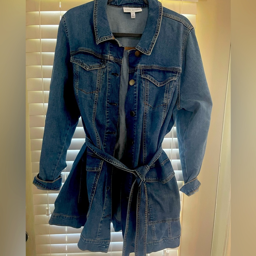 18 Lane Bryant Long Denim Jacket